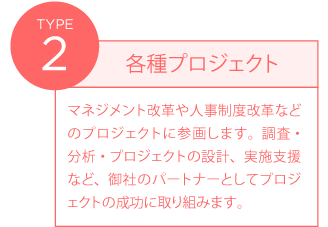 TYPE:2 各種プロジェクト
